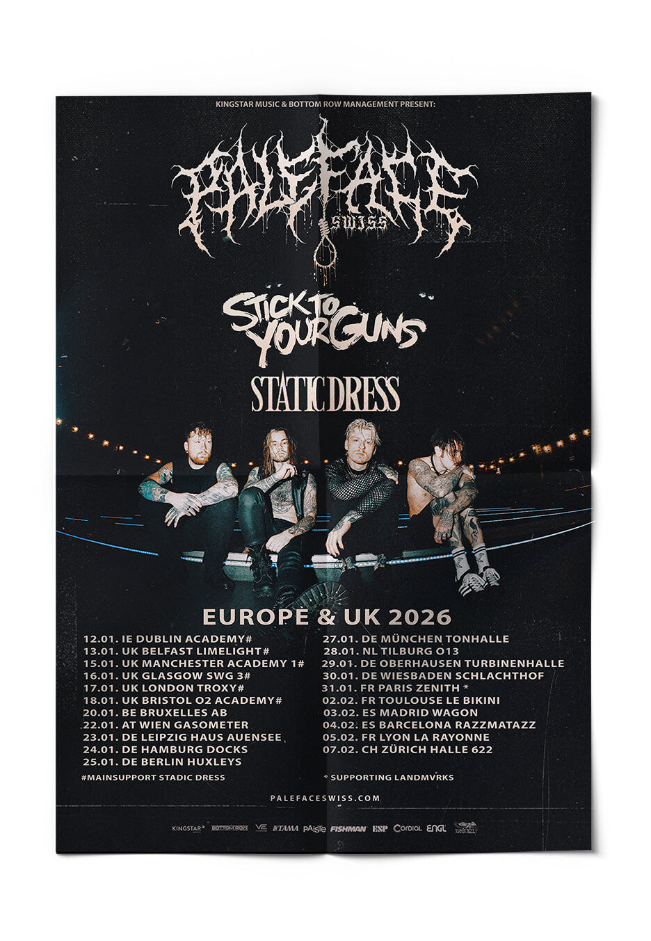 Paleface Swiss - The Wilted EP Cover - Poster