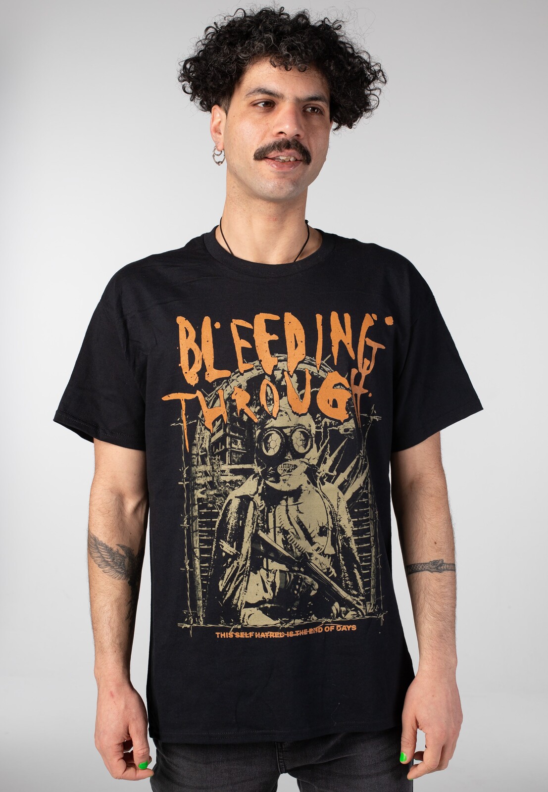 Bleeding Through - Lost In Isolation - T-Shirt - black - L - 100% Cotton,Jersey