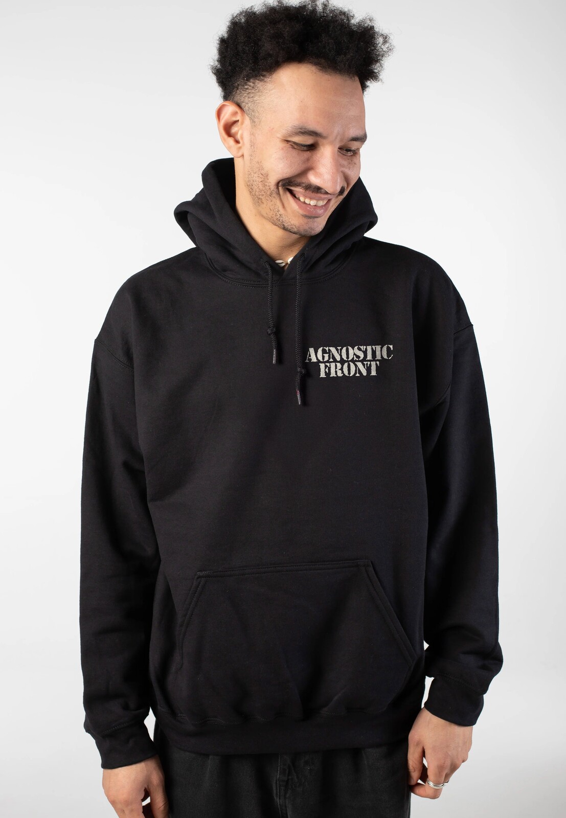 Agnostic Front - Echoes In Eternity - Hoodie - black - L - 50% Cotton, 50% Polyester