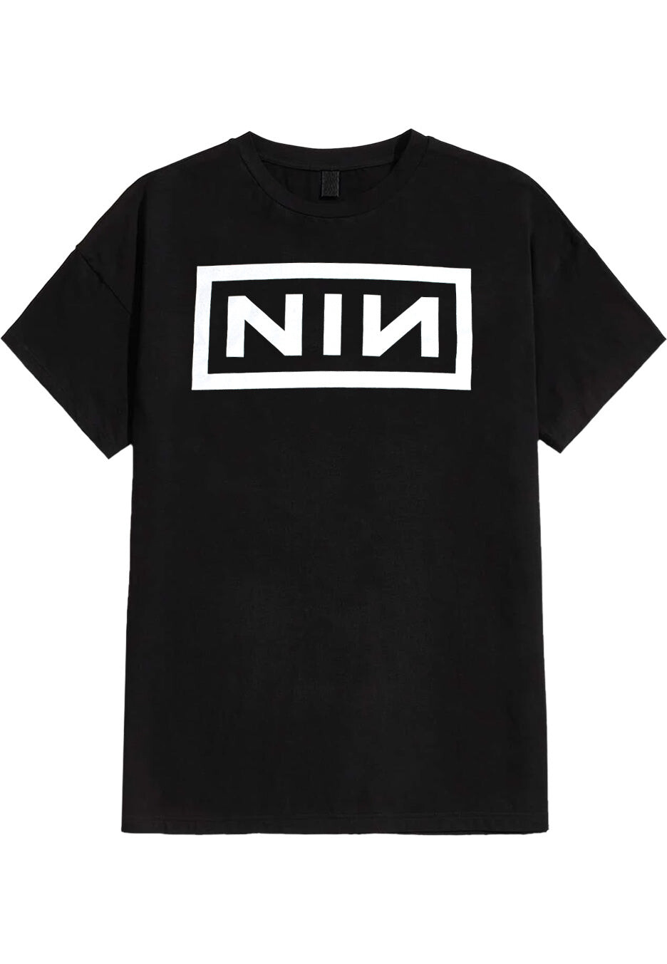Nine Inch Nails - White Logo - T-Shirt - black - S - 100% Cotton,Jersey