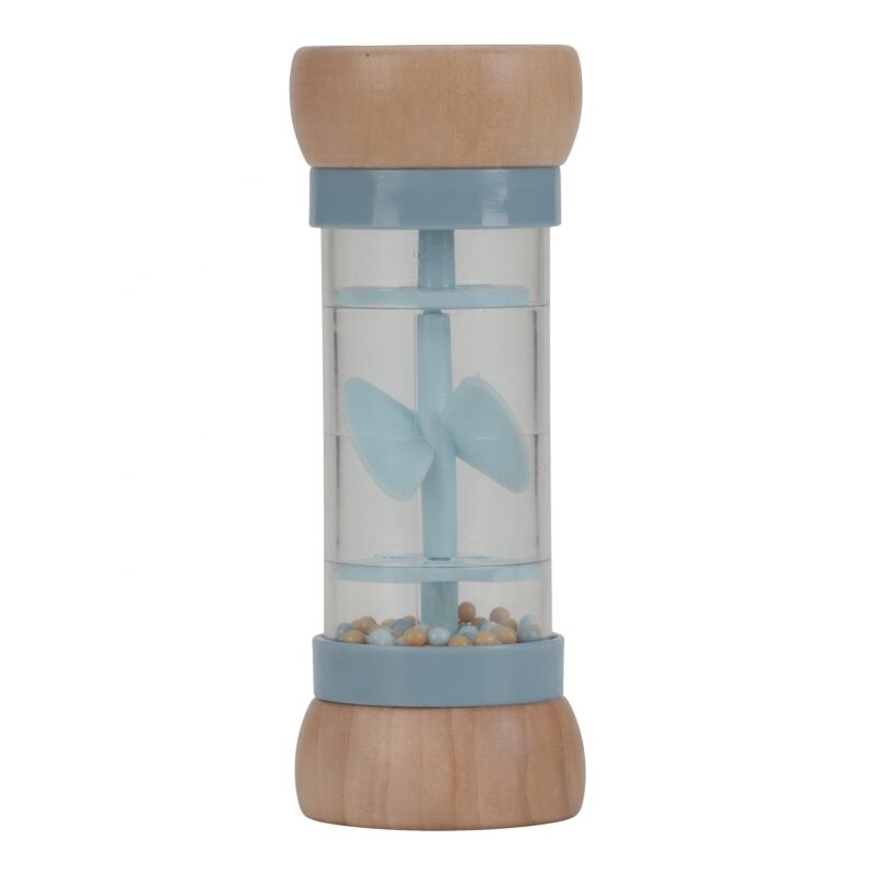 Little Dutch Forest Friends Rain Rattle rattle 3 m+ Blue 1 pc