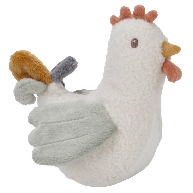 Little Dutch Little Farm Tumbler Chicken stuffed toy 6 m+ 1 pc