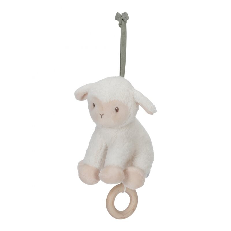 Little Dutch Little Farm Music Box Sheep contrast hanging toy with melody 1 pc