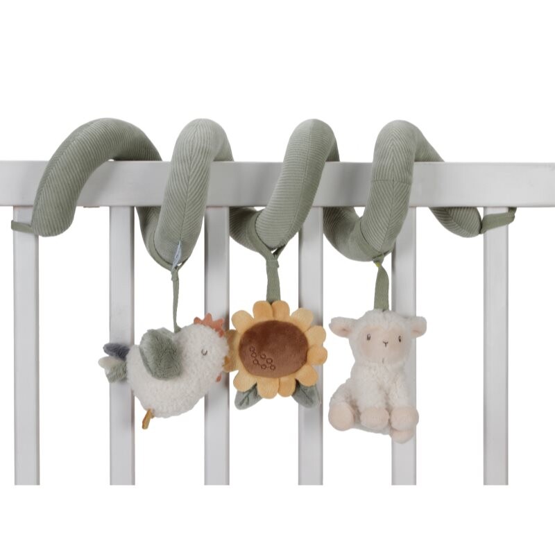 Little Dutch Little Farm Activity Spiral contrast hanging toy 1 pc