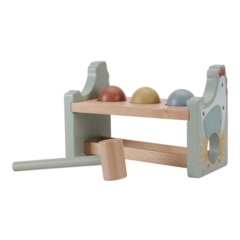 Little Dutch Little Farm Pounding Bench whacking toy 12 m+ 1 pc