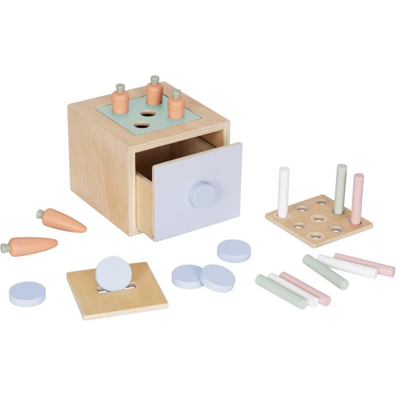eliNeli Educational Box 3 in 1 toy set wooden 1 pc