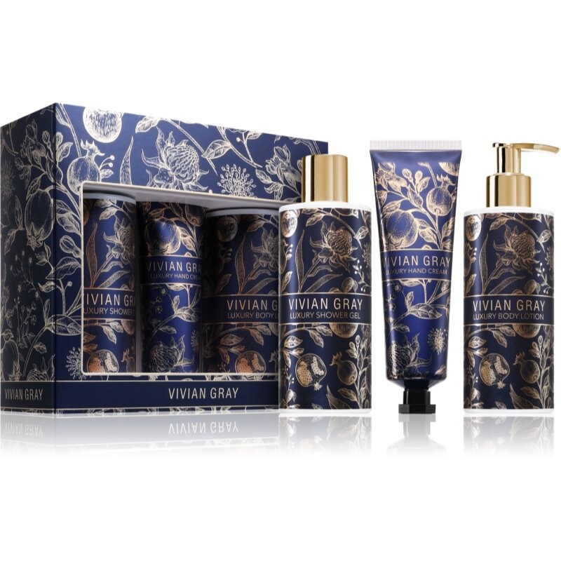 Vivian Gray Blue Botanicals gift set fragrance Jasmine & Patchouli