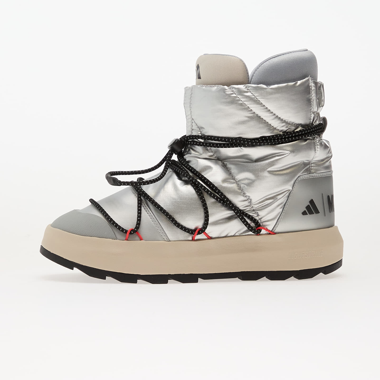 Sneakers adidas x Moonboot Ace Metallic Silver/ Core Black/ Lucid Red UK 10.5
