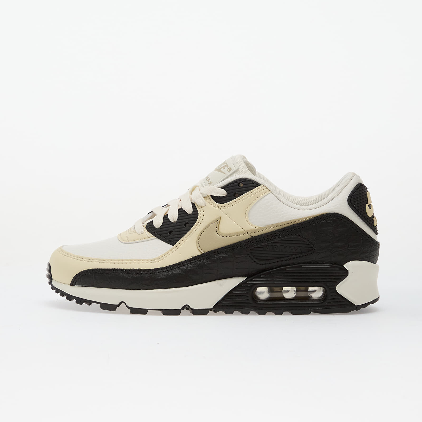 Sneakers Nike Air Max 90 Sail/ Fossil-Black-Desert Khaki UK 5