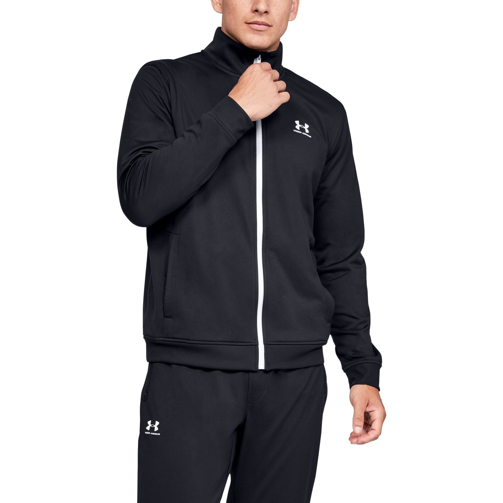 Jacket Under Armour Sportstyle Tricot Jacket Black/ Onyx White L