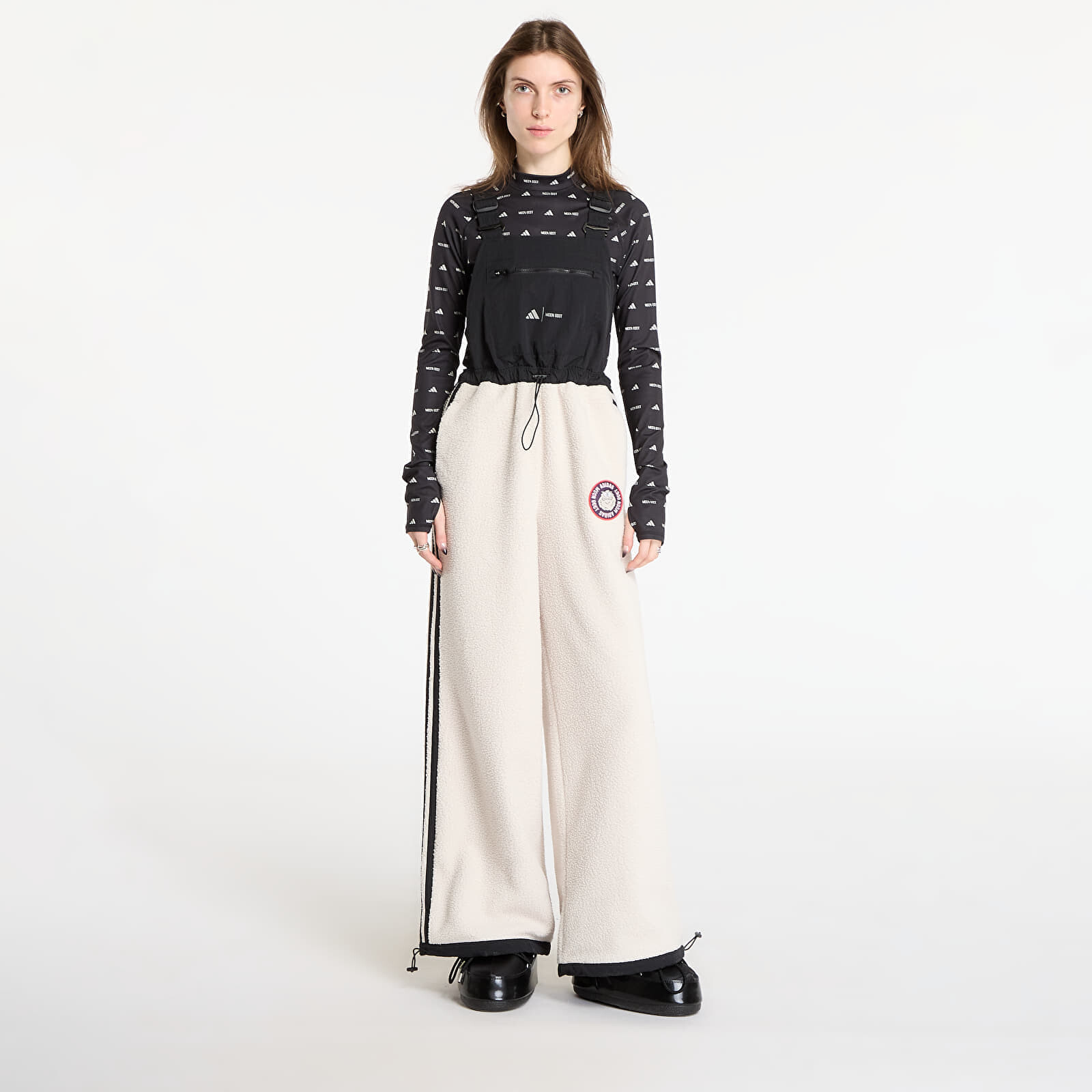 Pants adidas x Moonboot Bib Pant Clear Brown XS