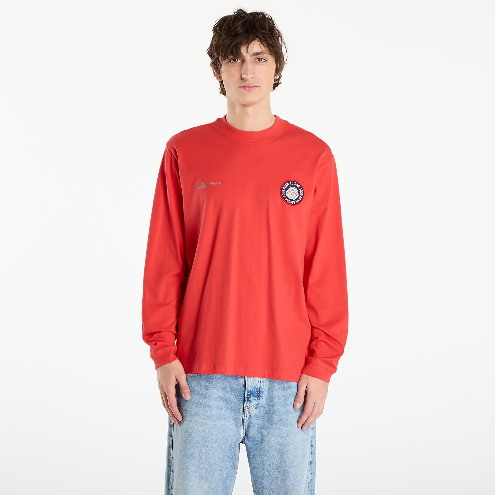 T-shirt adidas x Moon Boot Long Sleeve Long-Sleeve Top Semi Lucid Red XXL