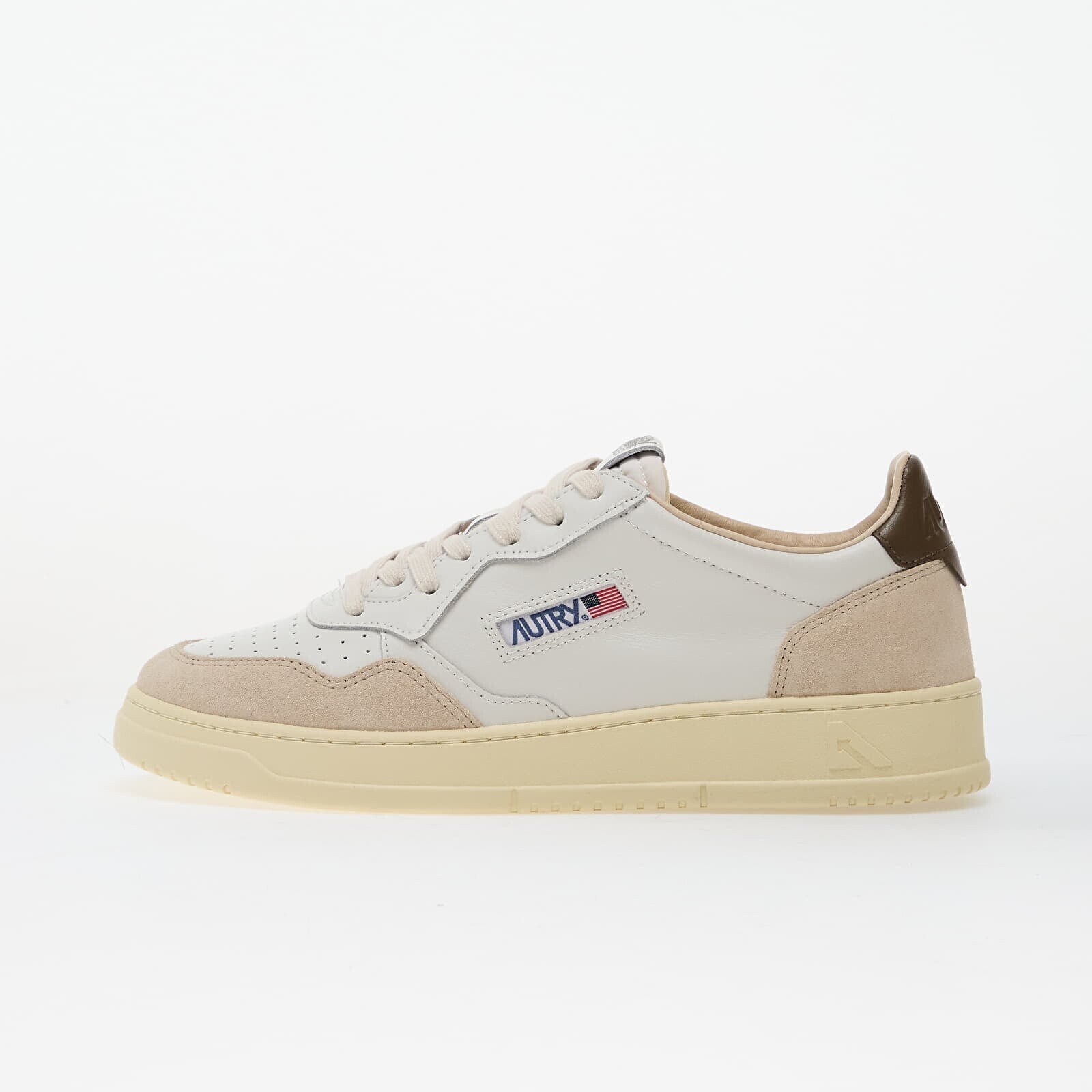 Sneakers Autry Medalist Low Man Leat/ Suede White/ Teak UK 12