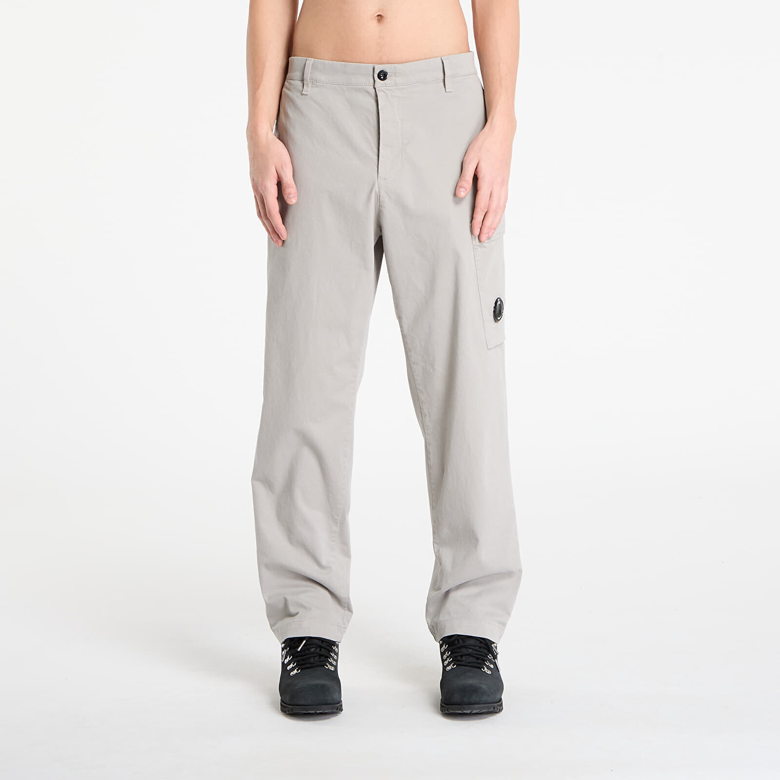 Pants C.P. Company Stretch Sateen Regular Cargo Pants London Fog Grey 50