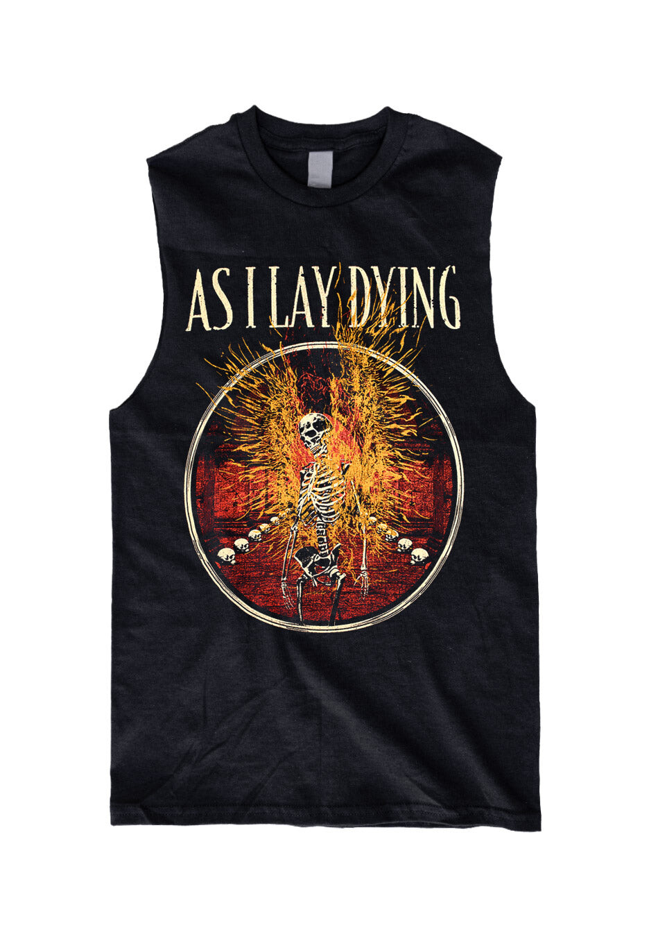 As I Lay Dying - Burn To Emerge - Sleeveless - black - M - 100% Cotton,Jersey