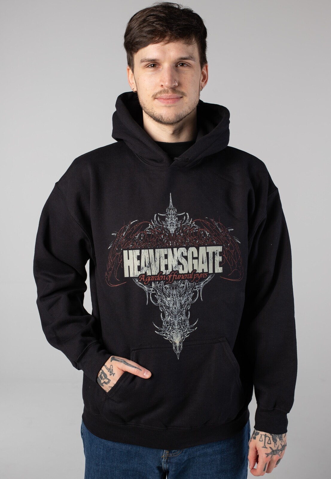 Heavensgate - Oblivion - Hoodie - black - L - 50% Cotton, 50% Polyester,Sweat
