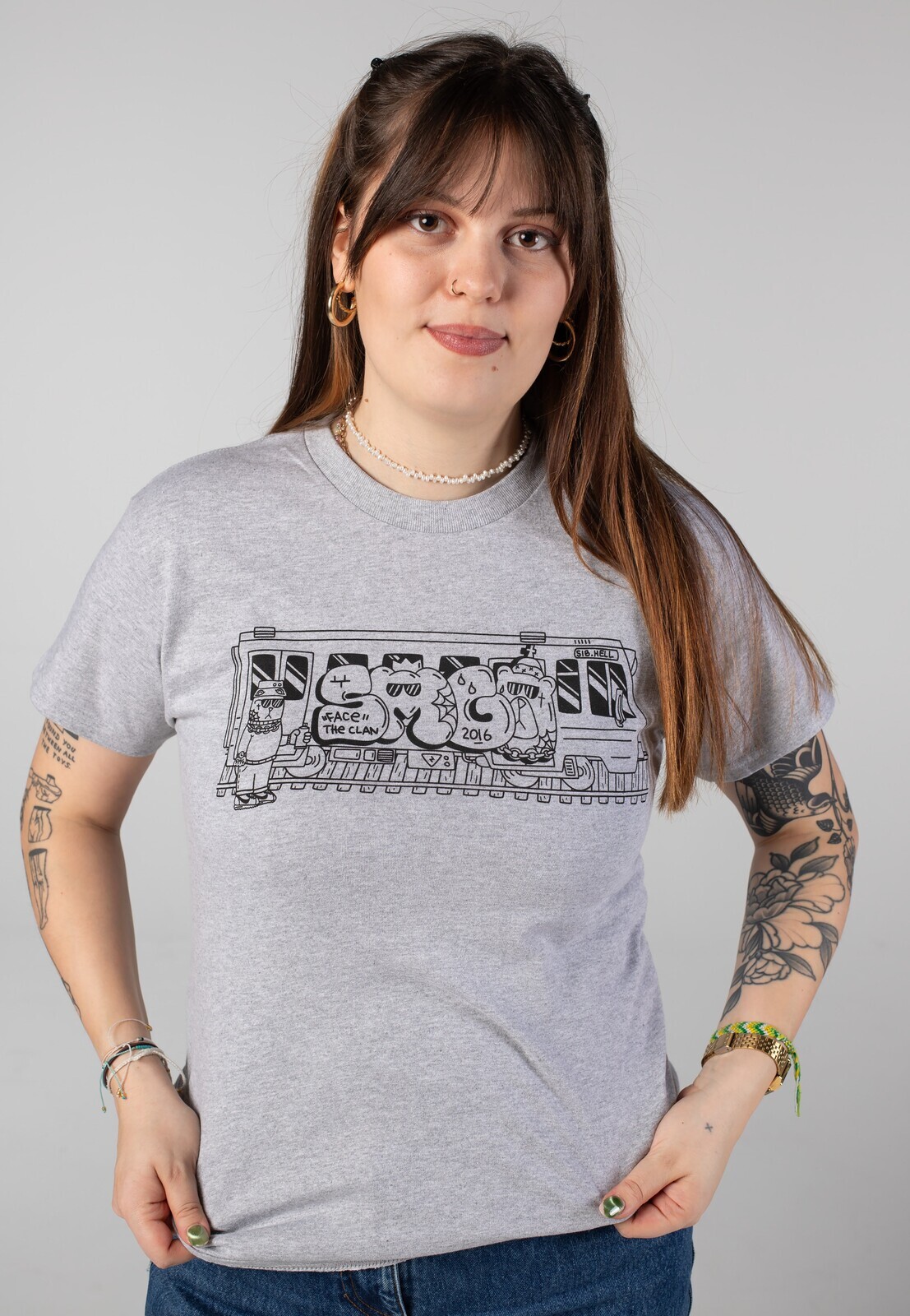 Siberian Meet Grinder - Grafitti Grey - T-Shirt - grey - S - Jersey