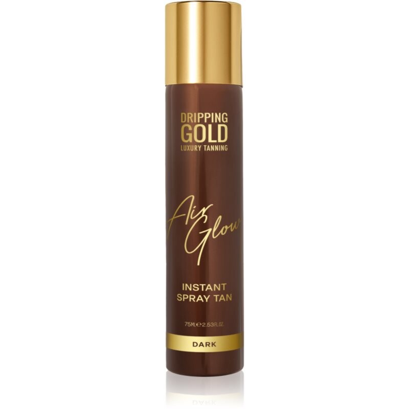 Dripping Gold Air Glow Instant Spray Tan self-tanning spray shade Dark 75 ml