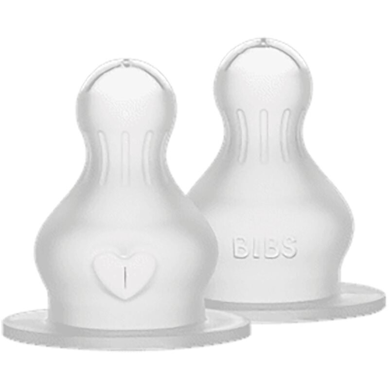 BIBS Silicone Bottle Nipple baby bottle teat Fast Flow 2 pc