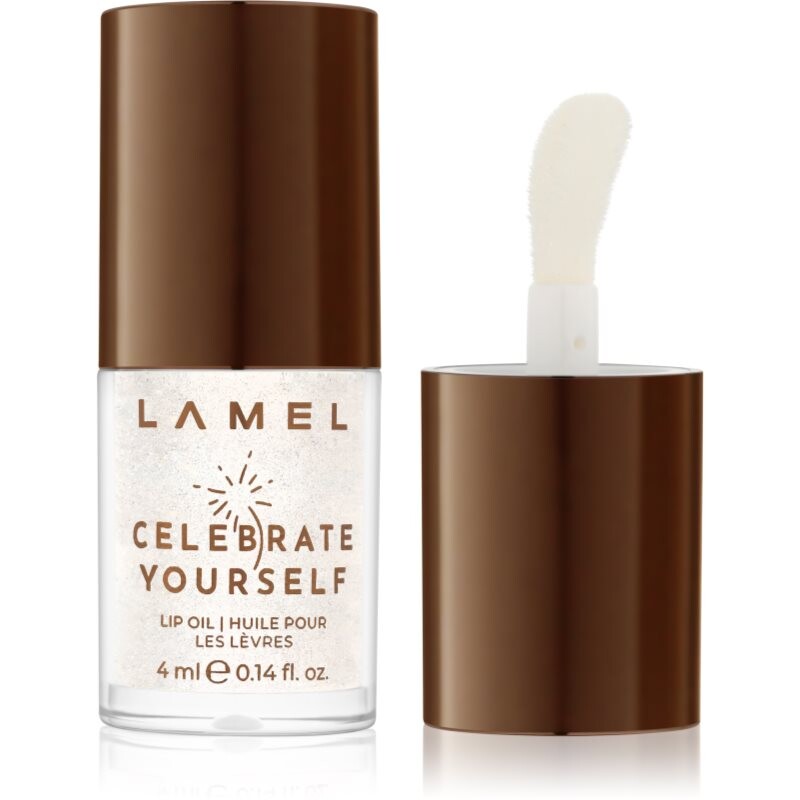 LAMEL Celebrate Yourself lip oil with glitter shade 01 4 ml
