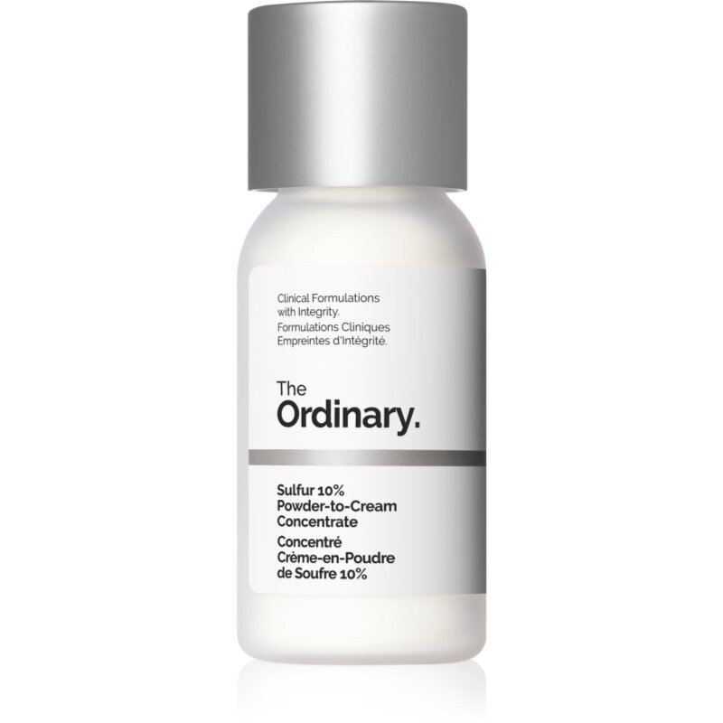 The Ordinary Sulfur 10% Powder-to-Cream Concentrate topical acne treatment 5 g