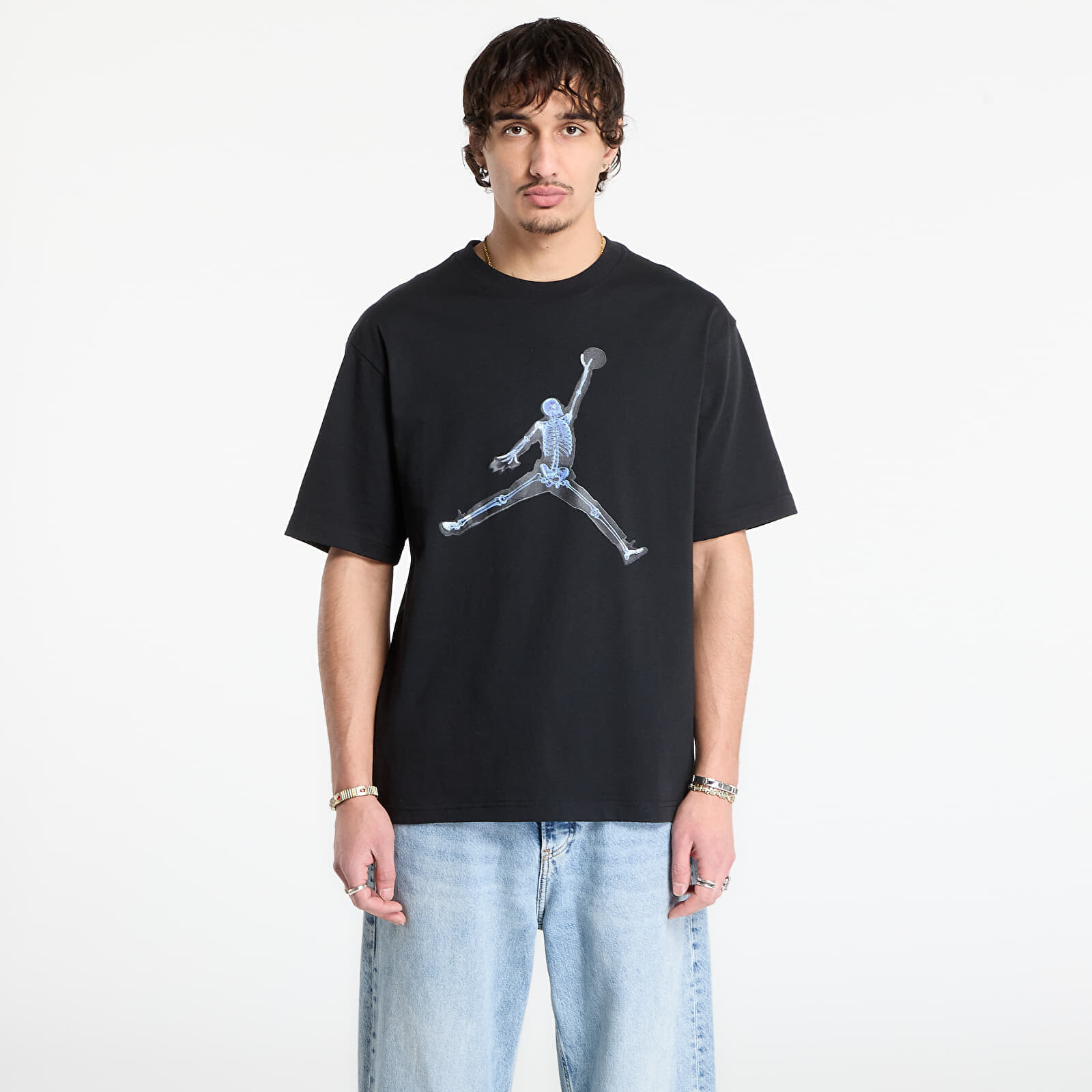 T-shirt Jordan Men's T-Shirt Black/ White XS