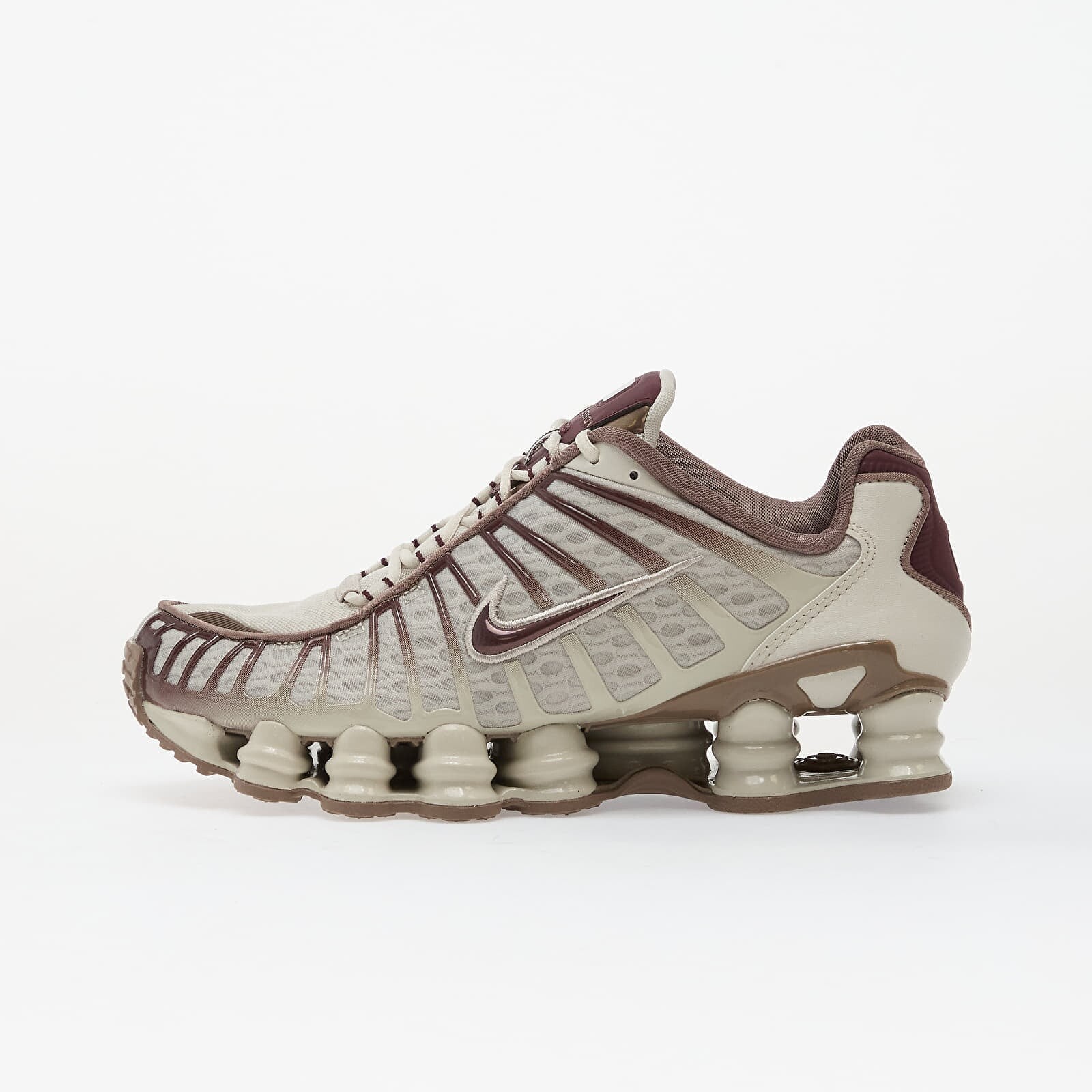 Sneakers Nike W Shox TL Light Bone/ Burgundy Crush-Mink Brown UK 9.5