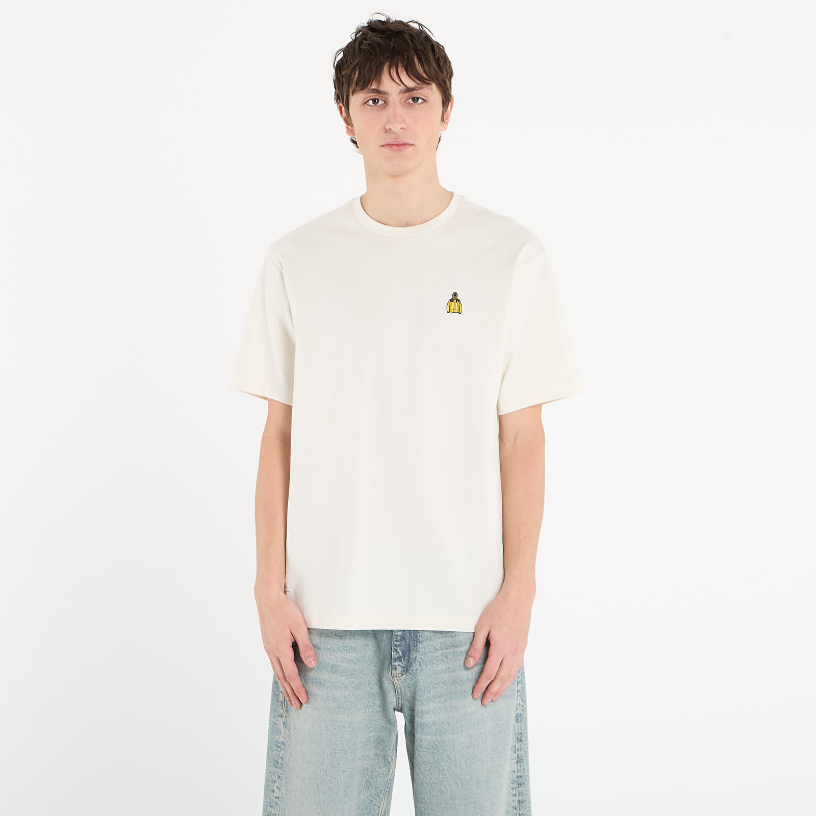 T-shirt The North Face S/S Icon Mountain Jckt Relaxed Tee UNISEX White Dune XL