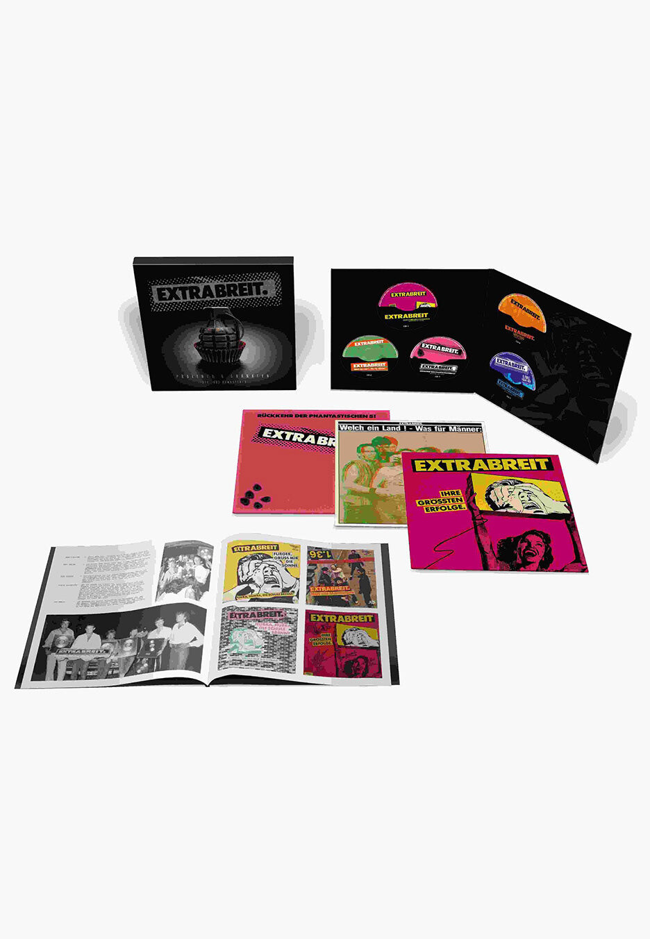 Extrabreit - Pralinen & Granaten (1979-1982 Remastered) - Colored 3 Vinyl + 5 CD Boxset