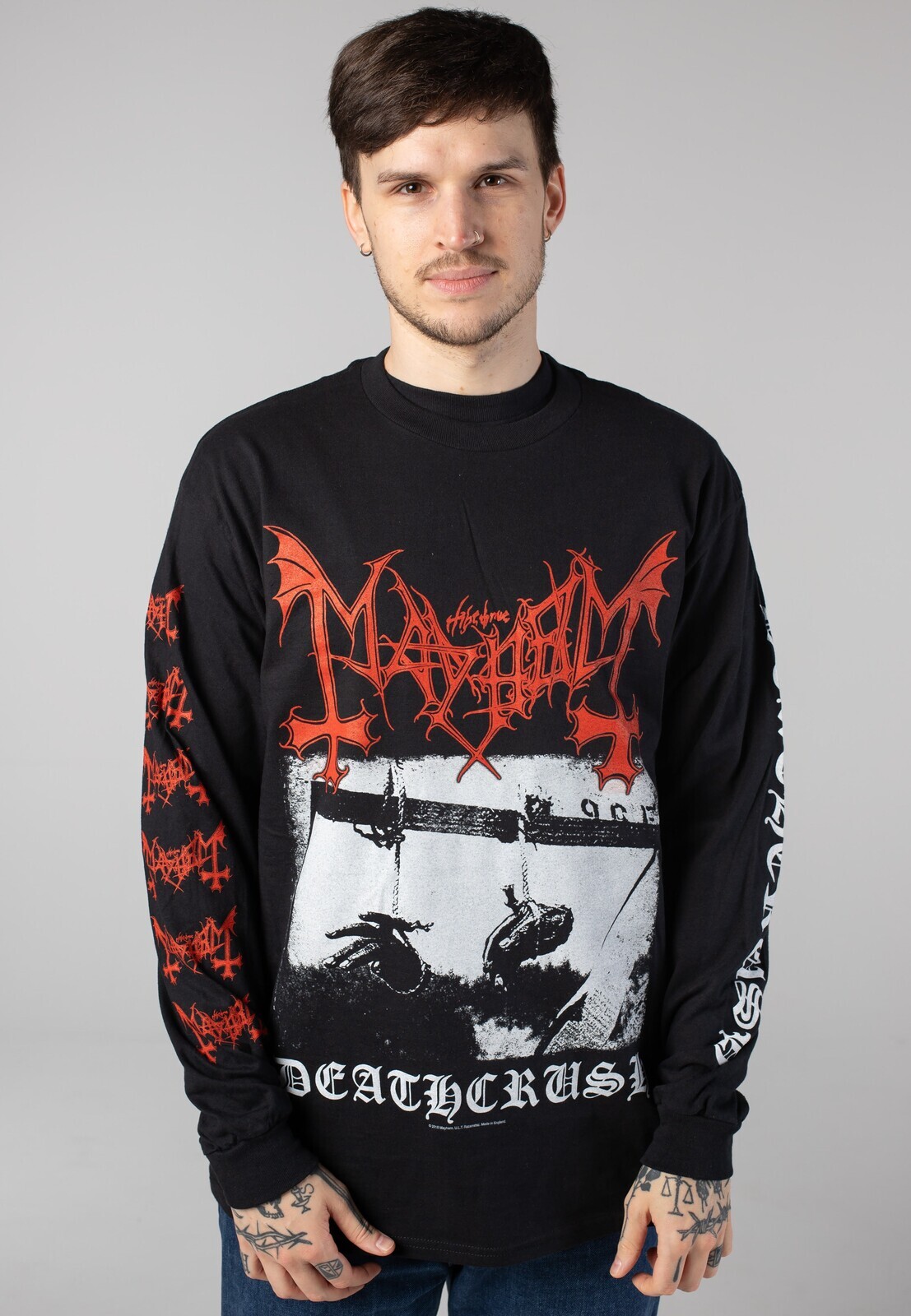 Mayhem - Deathcrush - Longsleeve - black - L - Jersey