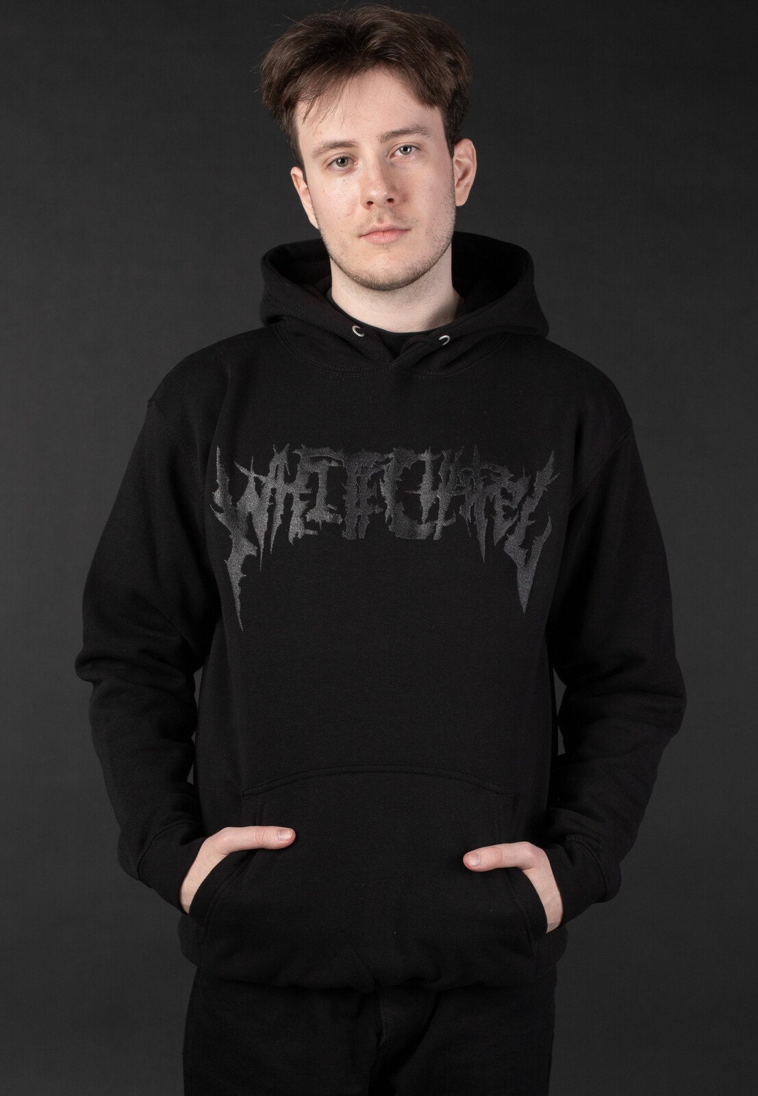 Whitechapel - Coffin Feeder Limited Black On Black - Hoodie - black - L - 80% Organic Cotton, 20% Polyester