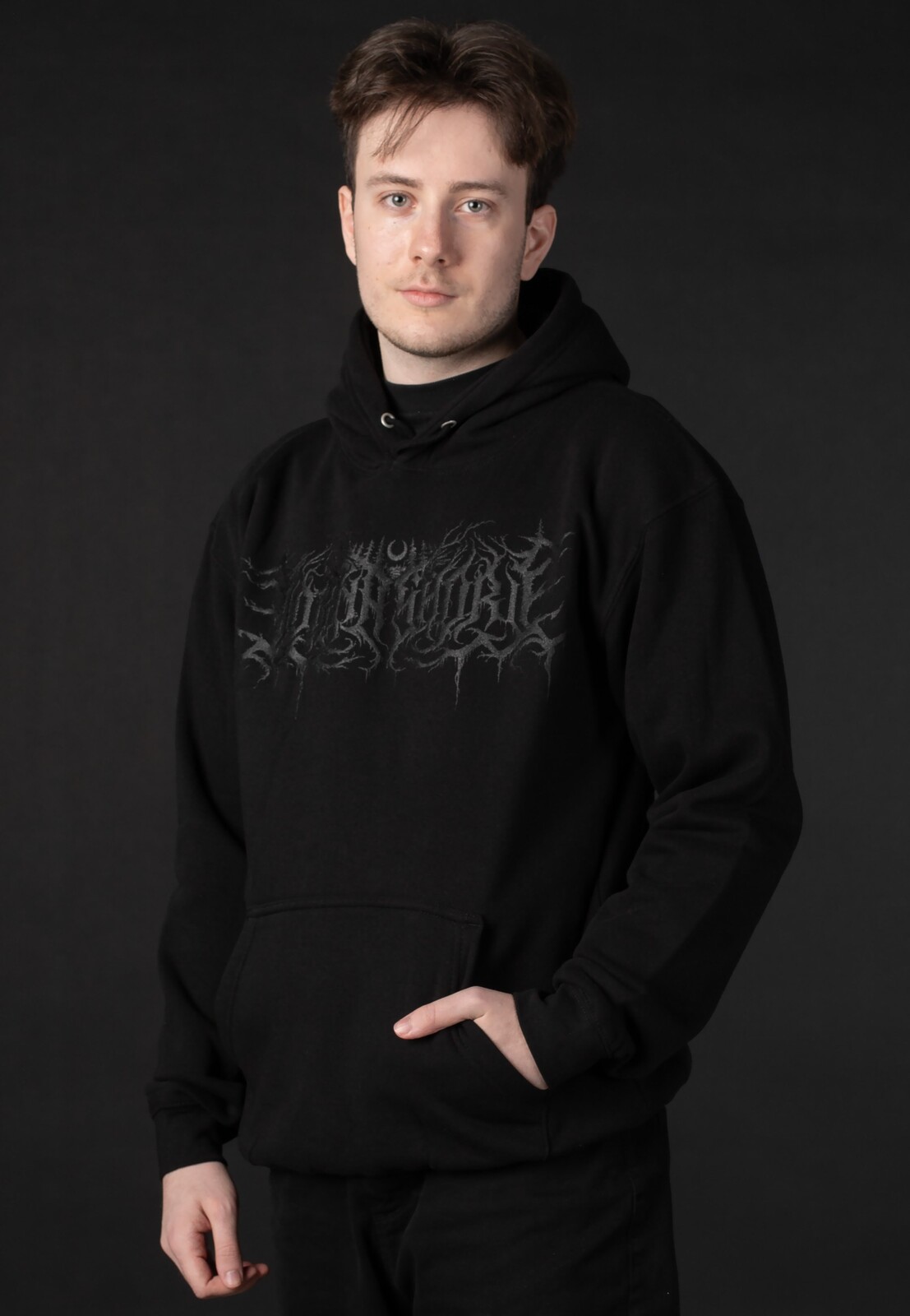 Lorna Shore - IFTEFWM Limited Black On Black - Hoodie - black - L - 80% Organic Cotton, 20% Polyester