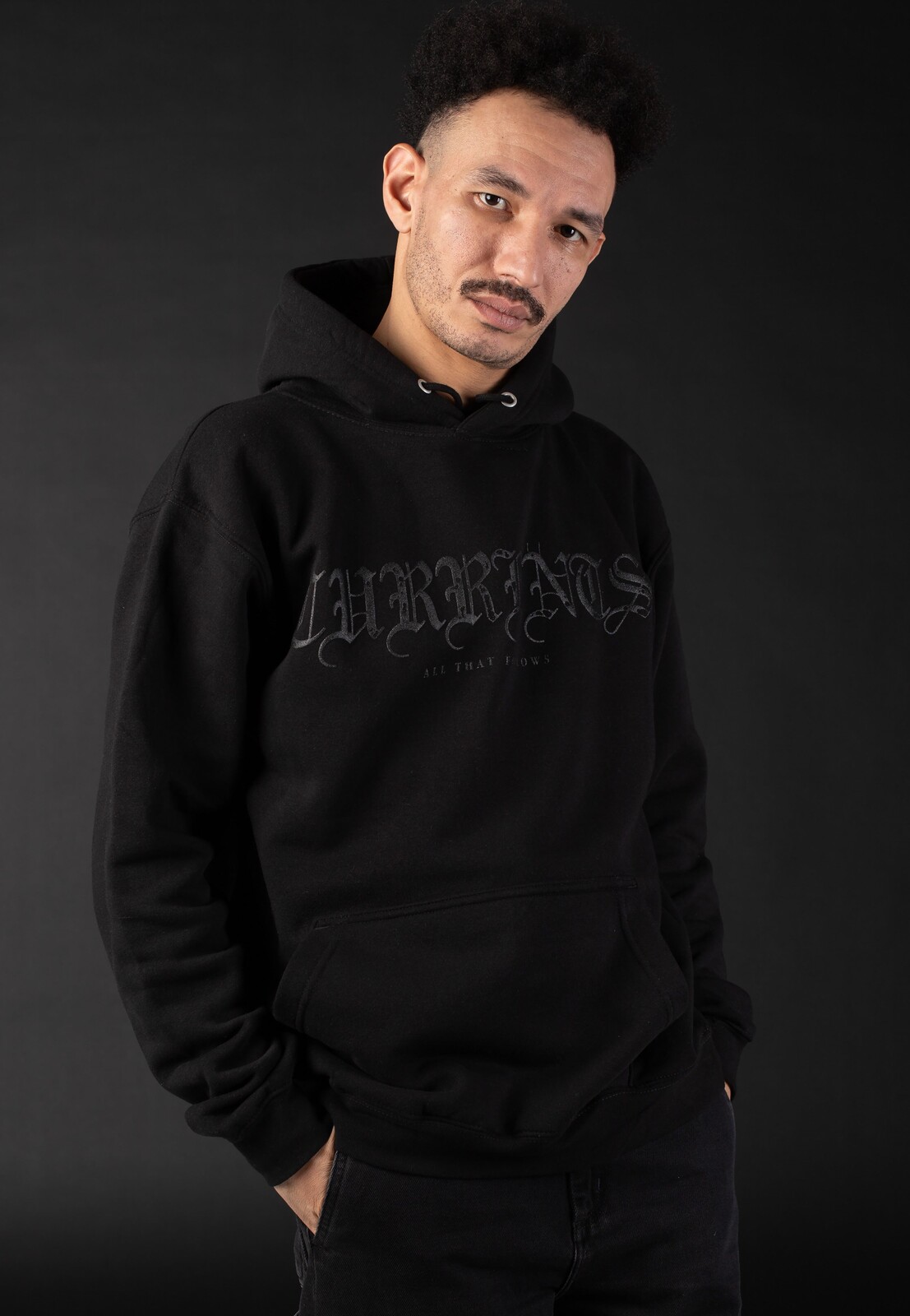 Currents - All That Follows Limited Black On Black - Hoodie - black - L - 80% Organic Cotton, 20% Polyester