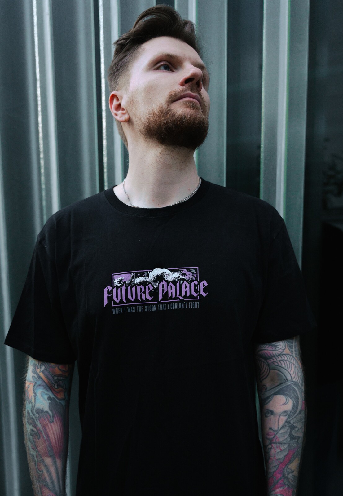 Future Palace - Amen - T-Shirt - black - L - 100% Cotton