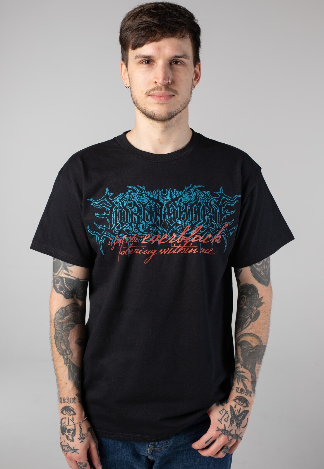 Lorna Shore - Tree - T-Shirt - black - L - 100% Cotton,Jersey