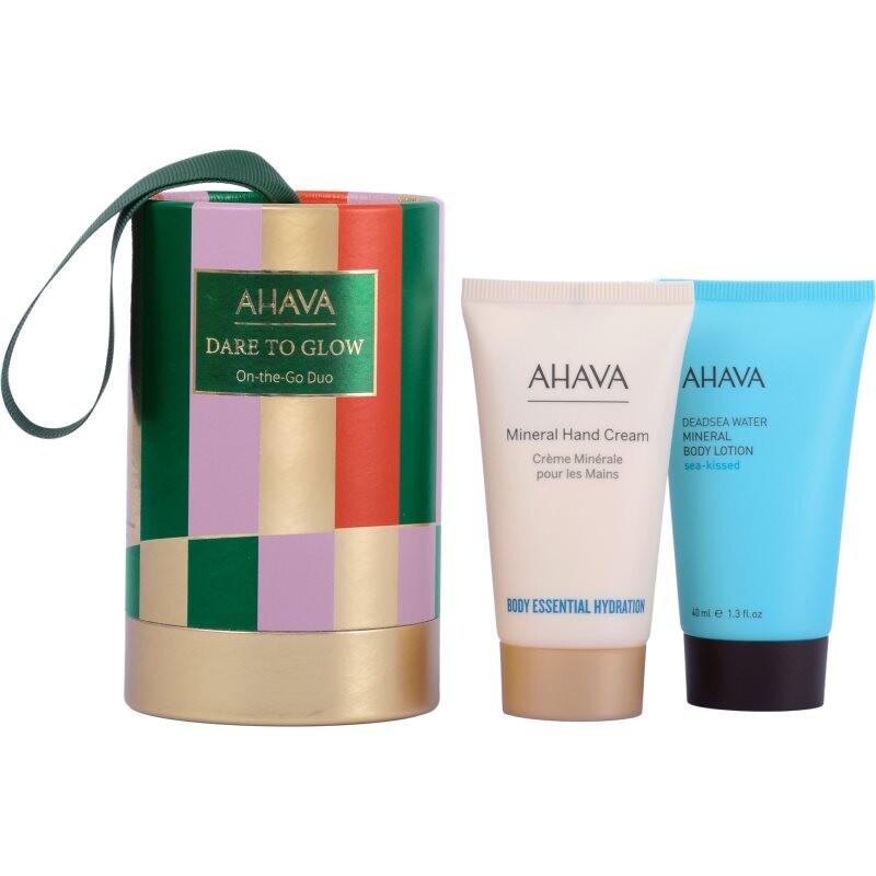 AHAVA Dare to Glow On-the-Go Duo gift set for hands