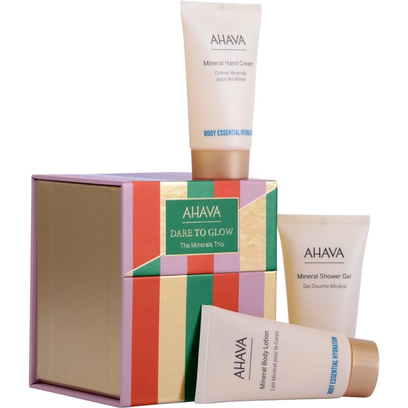 AHAVA Dare to Glow The Minerals Trio gift set for soft and smooth skin