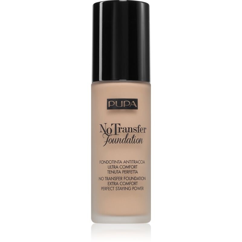 PUPA Milano No Transfer Foundation hydrating foundation SPF 15 shade Natural Skin 30 ml