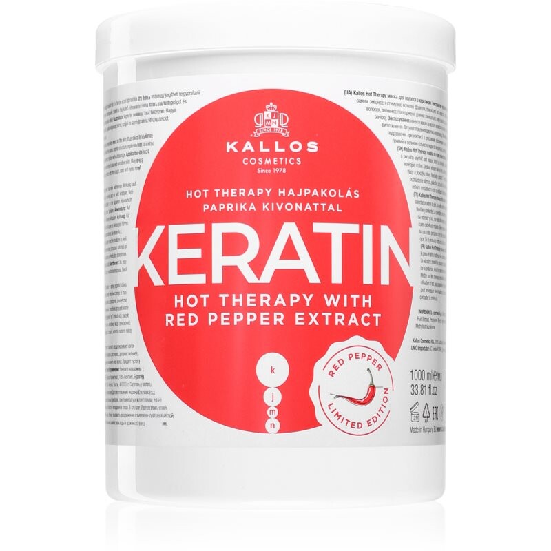 Kallos KJMN Professional Keratin hair mask 1000 ml