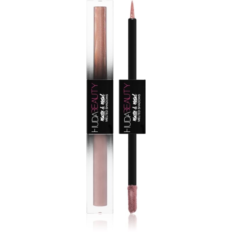 Huda Beauty Matte & Metal Melted liquid eyeshadow shade Request Line and Slow Jams 2x2 ml