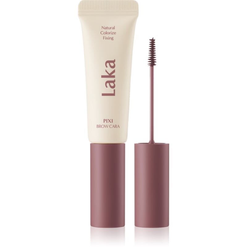 Laka Pixi Brow Cara brow mascara for hold and shape shade 06 Rose Burgundy 8 g
