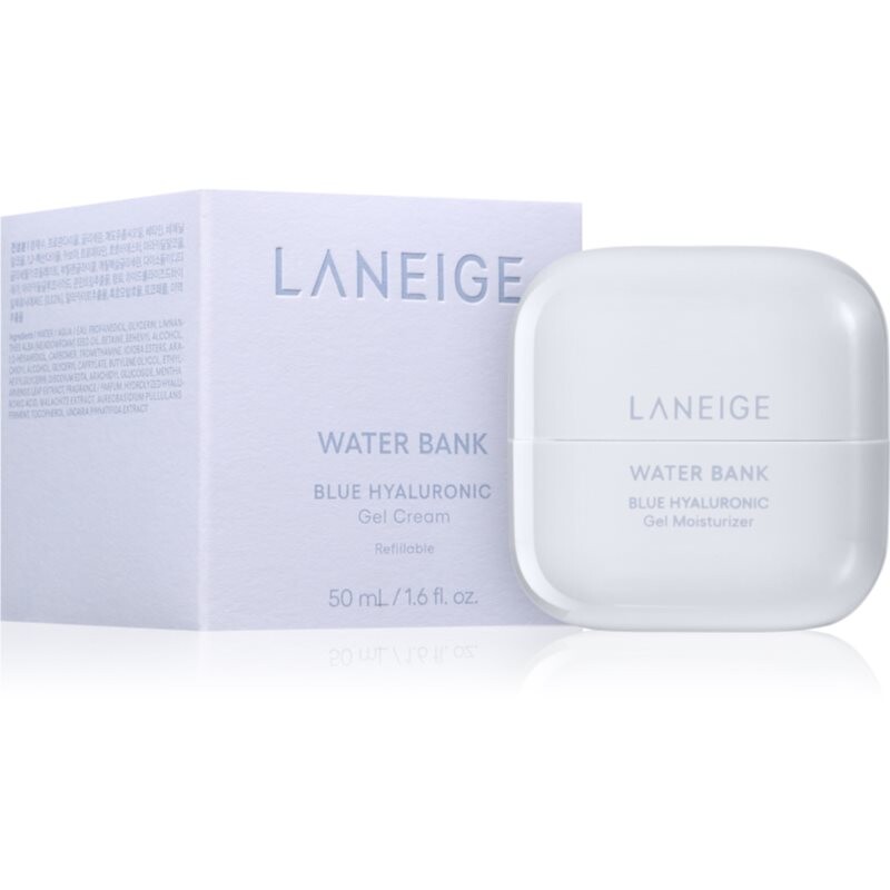 LANEIGE Water Bank Blue Hyaluronic Gel Cream Refillable hydro-gel cream for oily and combination skin refillable 50 ml