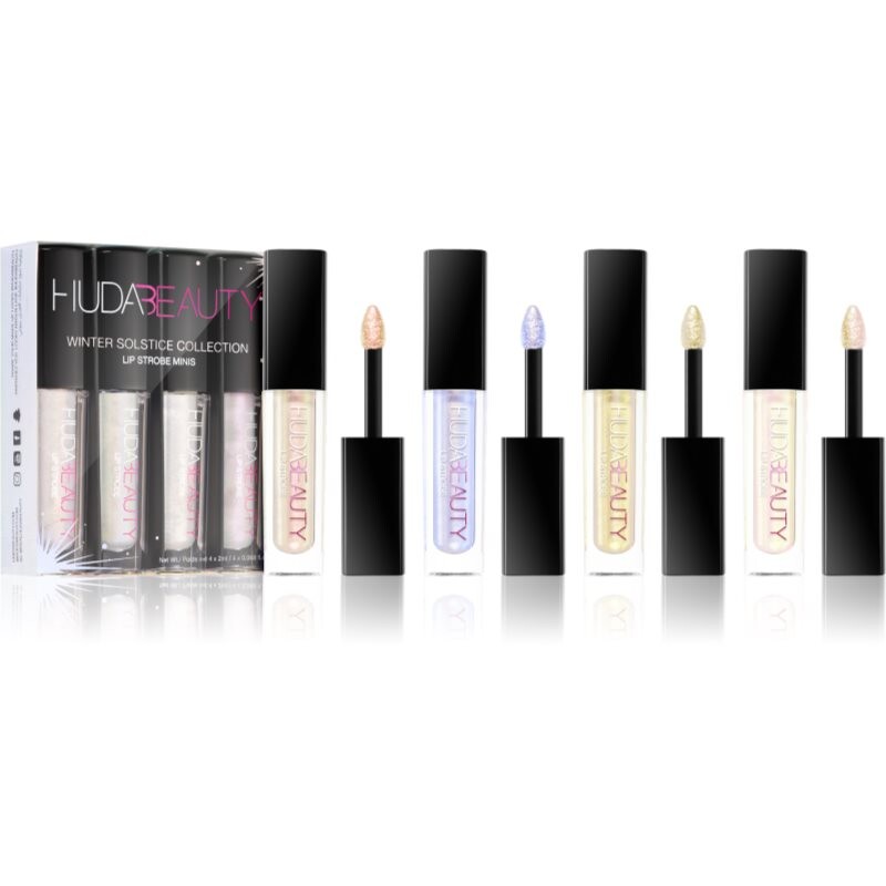 Huda Beauty Winter Solstice Mini Lip Strobe lip gloss set