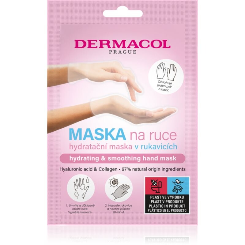 Dermacol Hand Mask Hydrating & Smoothing mitt with moisturising effect 1 pair