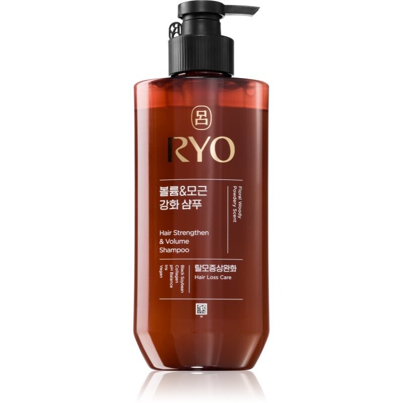 RYO Hair Strengthen & Volume Shampoo nourishing and strengthening shampoo for hair volume 480 ml