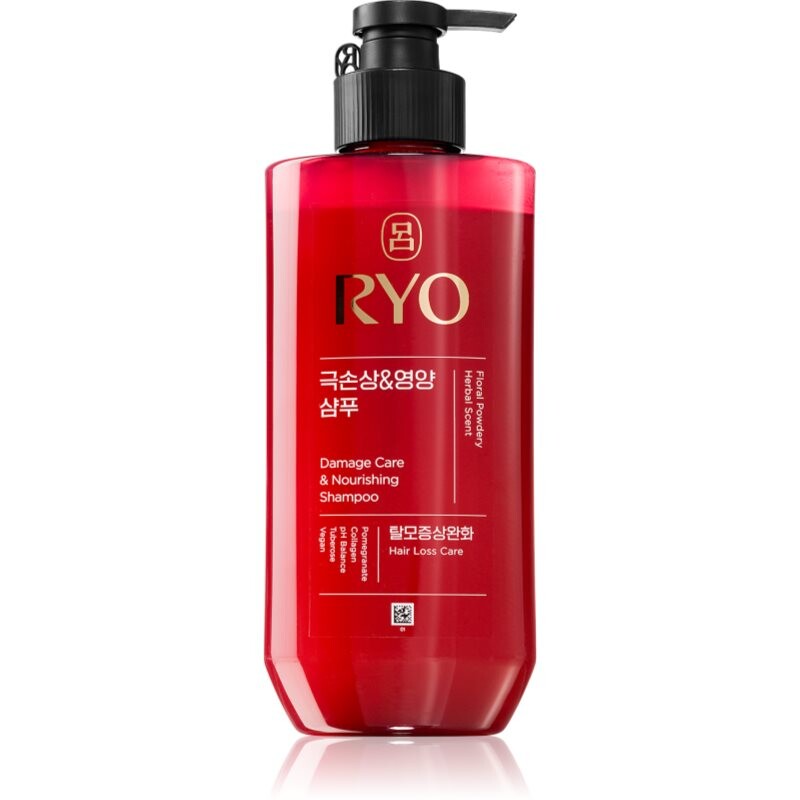 RYO Damage Care & Nourishing Shampoo intensive regenerating shampoo for damaged hair 480 ml