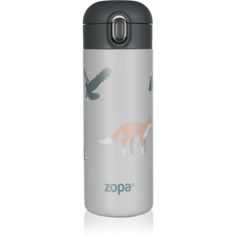 Zopa Thermo Bottle with Drinking Spout thermos with straw Mountains 400 ml