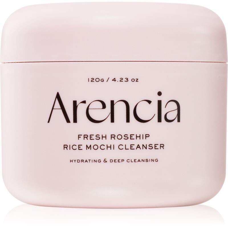 Arencia Fresh Rosehip Rice Mochi Cleanser nourishing cleansing balm for radiance and hydration 120 g