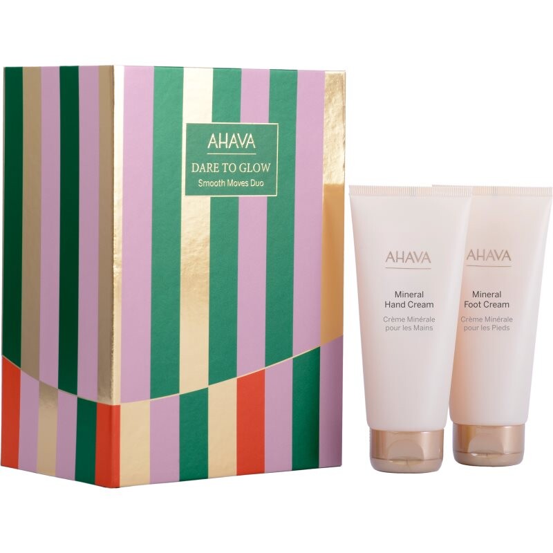 AHAVA Dare to Glow Smooth Moves Duo gift set with nourishing and moisturising effect