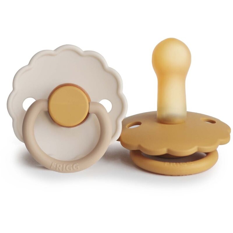 FRIGG Daisy Size 2:6-18 months dummy Chamomile/Honey gold 2 pc
